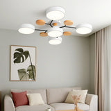Plafonnier scandinave LED multi têtes dimmable pour salon