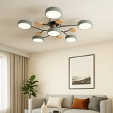 Plafonnier scandinave LED multi têtes dimmable pour salon