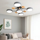 Plafonnier scandinave LED multi têtes dimmable pour salon