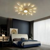 Plafonnier moderne design feu d’artifice LED dimmable pour salon