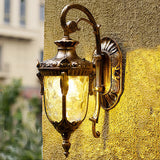 Applique Murale Extérieure Vintage LED IP65 Lanterne en Verre