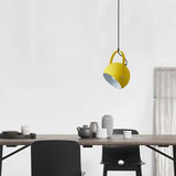 Suspension nordique macaron orientable LED en métal pour salle à manger