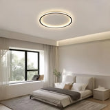 Plafonnier rond moderne LED dimmable pour chambre