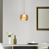Suspension en cristal design moderne à hauteur réglable pour salle à manger