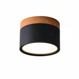 spot LED de plafond cylindrique macaron scandinave dimmable pour couloir