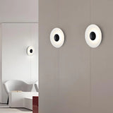 Applique murale ronde à LED design moderne pour salon