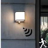 Applique murale solaire LED extérieur gris anthracite avec détecteur de mouvement IP65