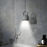 Suspension nordique macaron orientable LED en métal pour salle à manger
