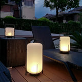 Lampadaire solaire extérieur lanterne en verre moderne LED IP65 pour jardin