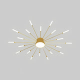 Plafonnier moderne design feu d’artifice LED dimmable pour salon