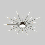 Plafonnier moderne design feu d’artifice LED dimmable pour salon