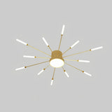 Plafonnier moderne design feu d’artifice LED dimmable pour salon