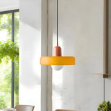 Suspension morandi en verre LED hauteur réglable pour salle à manger