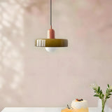 Suspension morandi en verre LED hauteur réglable pour salle à manger
