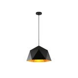 Suspension scandinave macaron géométrique en fer pour salle à manger