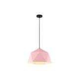 Suspension scandinave macaron géométrique en fer pour salle à manger
