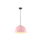 Suspension scandinave macaron géométrique en fer pour salle à manger