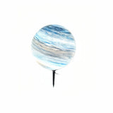 Lampe solaire extérieur forme planète en verre décorative moderne pour jardin