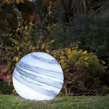 Lampe solaire extérieur forme planète en verre décorative moderne pour jardin