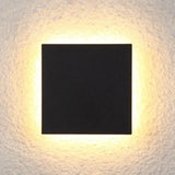 Applique exterieur carre moderne LED en aluminium IP65 pour porche