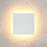Applique exterieur carre moderne LED en aluminium IP65 pour porche