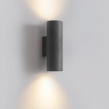 Applique exterieur haut et bas en ciment cylindrique LED moderne IP65