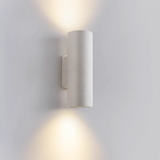 Applique exterieur haut et bas en ciment cylindrique LED moderne IP65