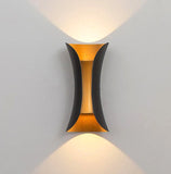 Applique extérieure haut et bas en aluminium LED étanche moderne pour porche