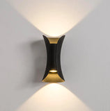 Applique extérieure haut et bas en aluminium LED étanche moderne pour porche