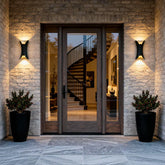 Applique extérieure haut et bas en aluminium LED étanche moderne pour porche