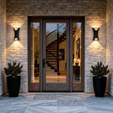 Applique extérieure haut et bas en aluminium LED étanche moderne pour porche