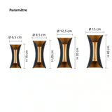 Applique extérieure haut et bas en aluminium LED étanche moderne pour porche