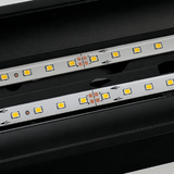 Applique extérieure longue LED noire en métal moderne IP65 pour porche