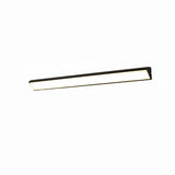 Applique extérieure longue LED noire en métal moderne IP65 pour porche