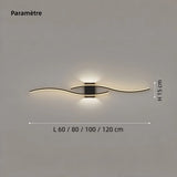 Applique murale design moderne LED dimmable de chevet