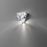 Applique murale extérieur moderne en cristal diamant LED IP65 pour porche