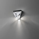 Applique murale extérieur moderne diamant LED en cristal IP65