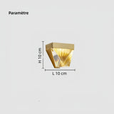 Applique murale extérieur moderne diamant LED en cristal IP65