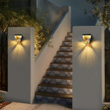 Applique murale extérieur moderne en cristal diamant LED IP65 pour porche