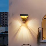 Applique murale extérieur moderne en cristal diamant LED IP65 pour porche