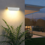 Applique murale extérieure moderne courbée en aluminium LED IP65 pour porche