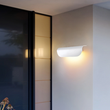 Applique murale extérieure moderne courbée en aluminium LED IP65 pour porche
