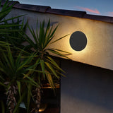 Applique murale extérieure ronde LED moderne IP65 pour porche