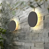 Applique murale extérieure ronde LED moderne IP65 pour porche