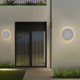 Applique murale extérieure ronde LED moderne IP65 pour porche