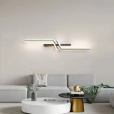 Applique murale linéaire LED dimmable au design moderne pour le salon