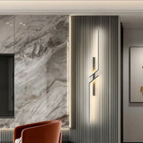 Applique murale linéaire LED dimmable au design moderne pour le salon