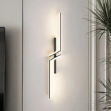 Applique murale linéaire LED dimmable au design moderne pour le salon