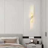 Applique murale linéaire LED dimmable au design moderne pour le salon