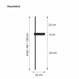 Applique murale moderne design LED linéaire dimmable pour salon